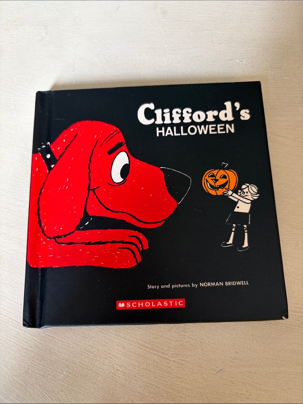 Scholastic Clifford’s Halloween Book Cover Costume Design - Red and Black